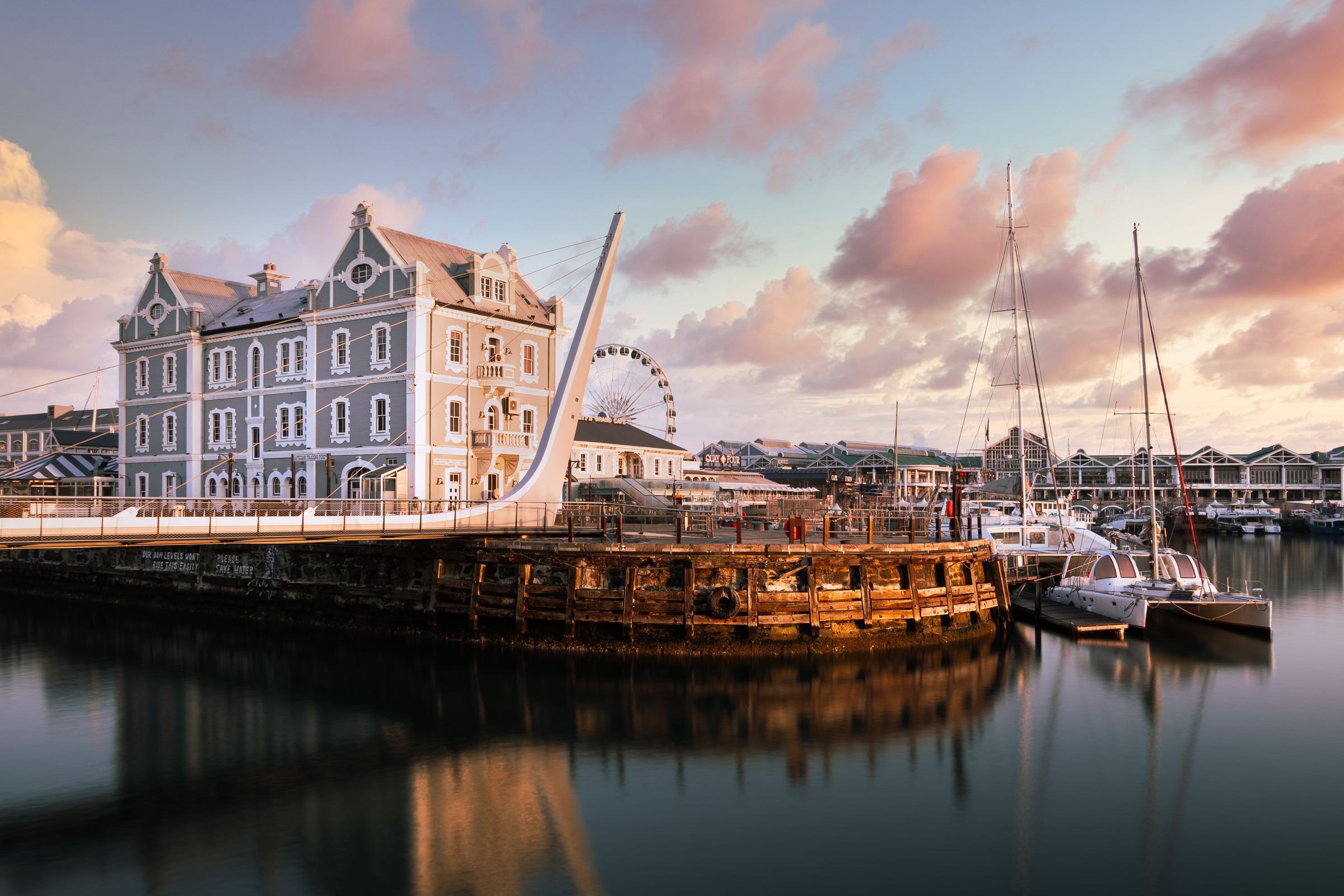 The marina at Cape Town's V&A Waterfront