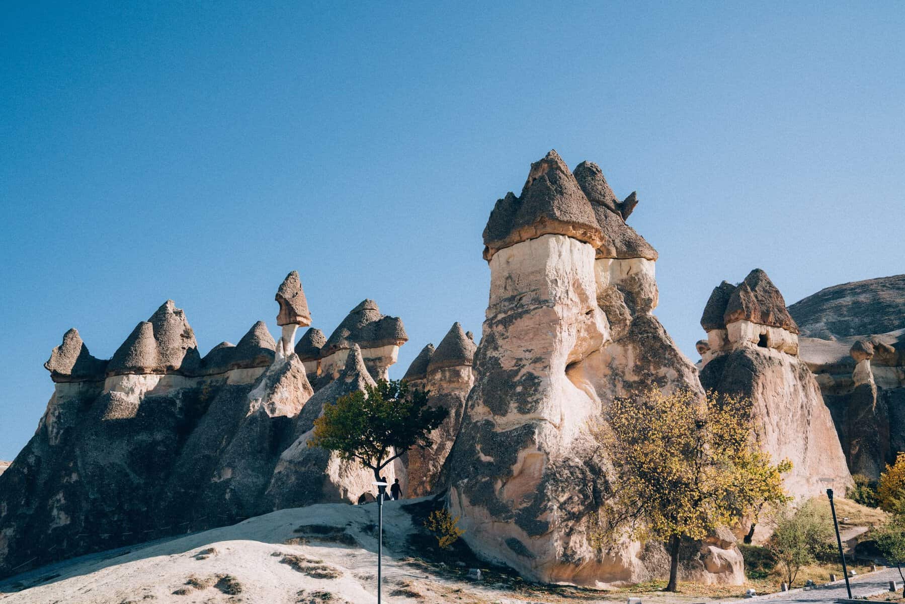 The fairy chimneys of Cappadocia