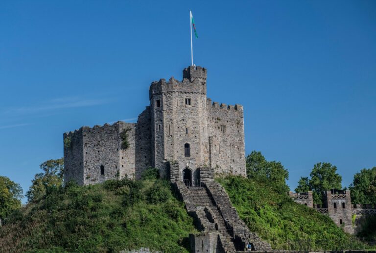 The keep of Cardiff Castle