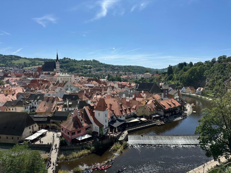 Český Krumlov from above