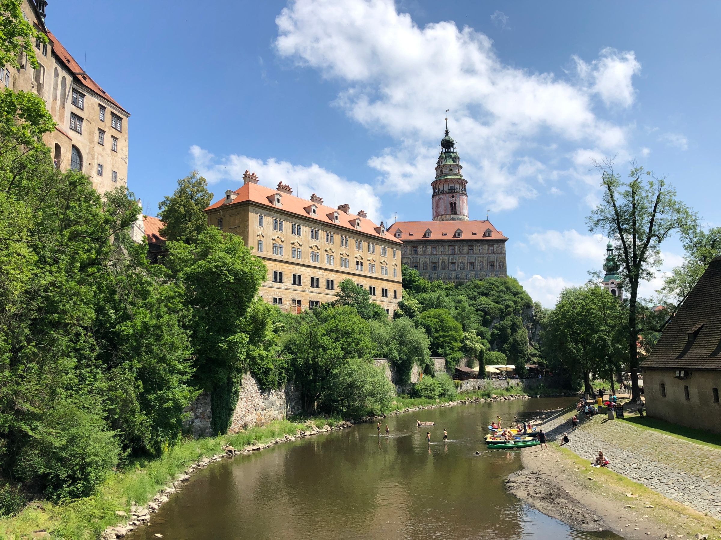 Český Krumlov Castle above the Vltava