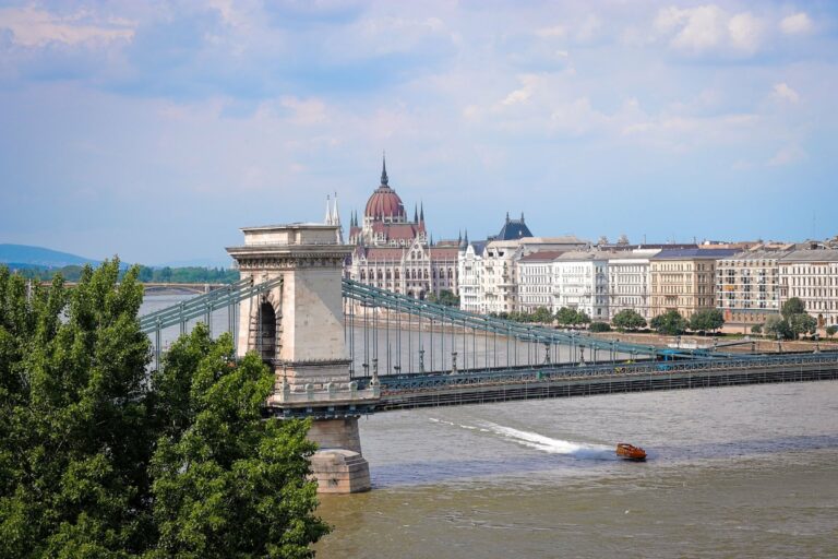 The Chain Bridge and Parliament in Budapest