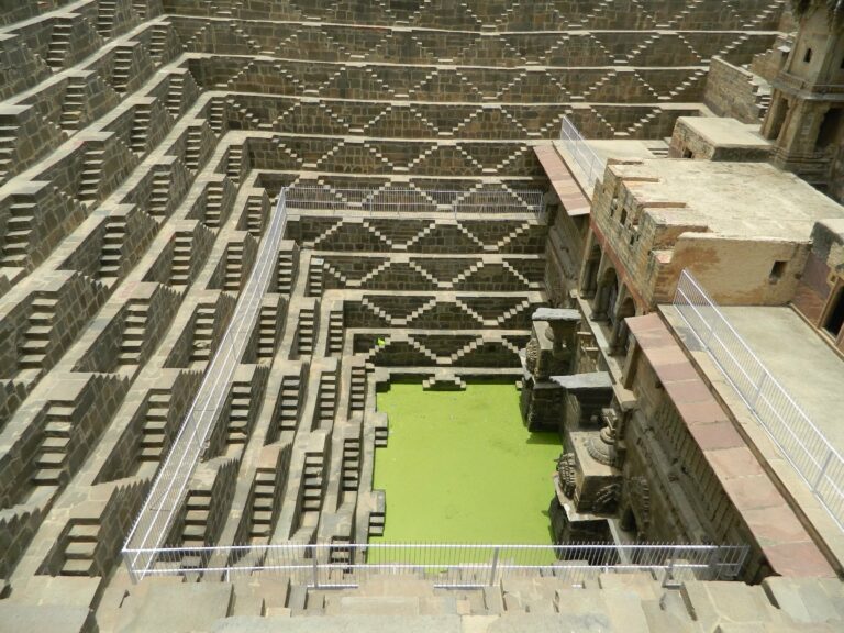The Chand Baori stepwell at Abhaneri