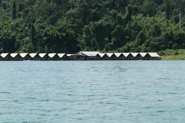 Floating bungalows on Cheow Lan Lake