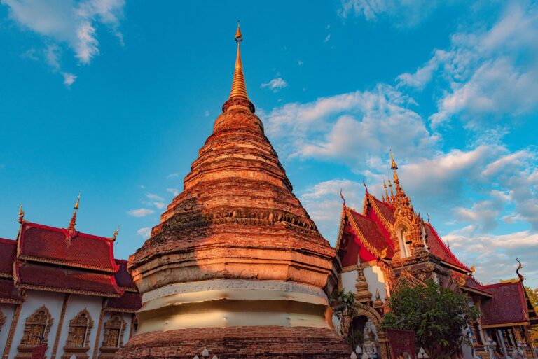 A Buddhist temple in Chiang Mai
