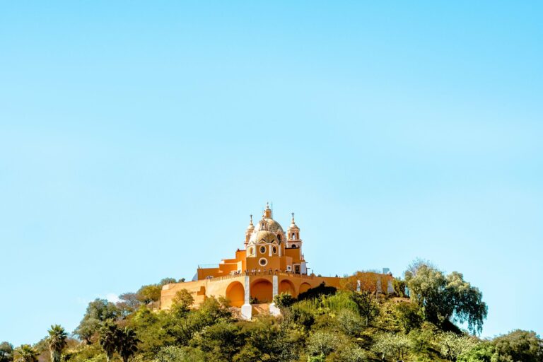 The church on Cholula's great pyramid