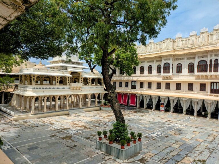 A courtyard of the City Palace