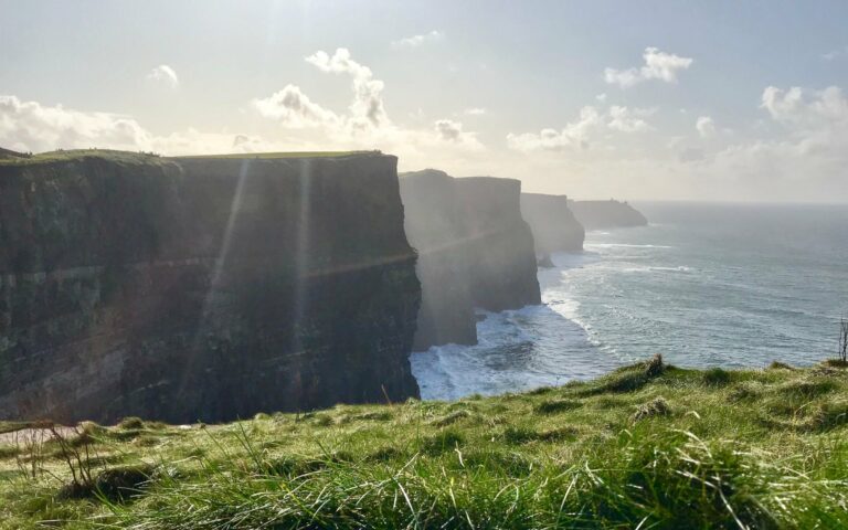The Cliffs of Moher in the afternoon sun