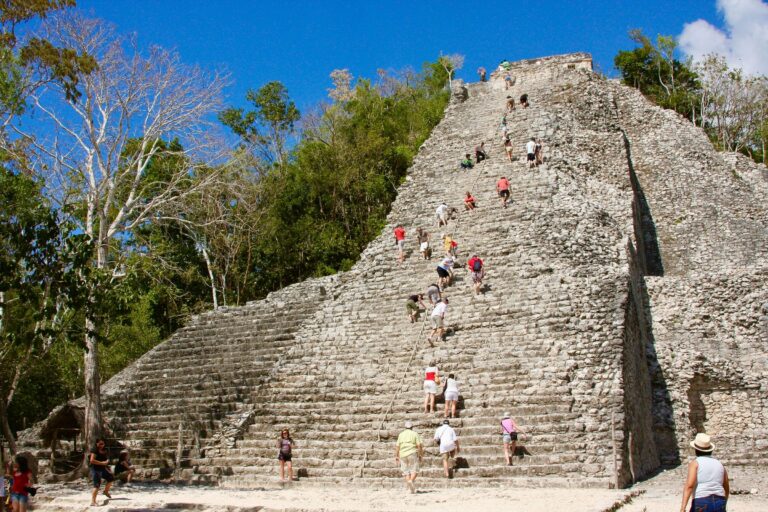 The pyramid at Cobá