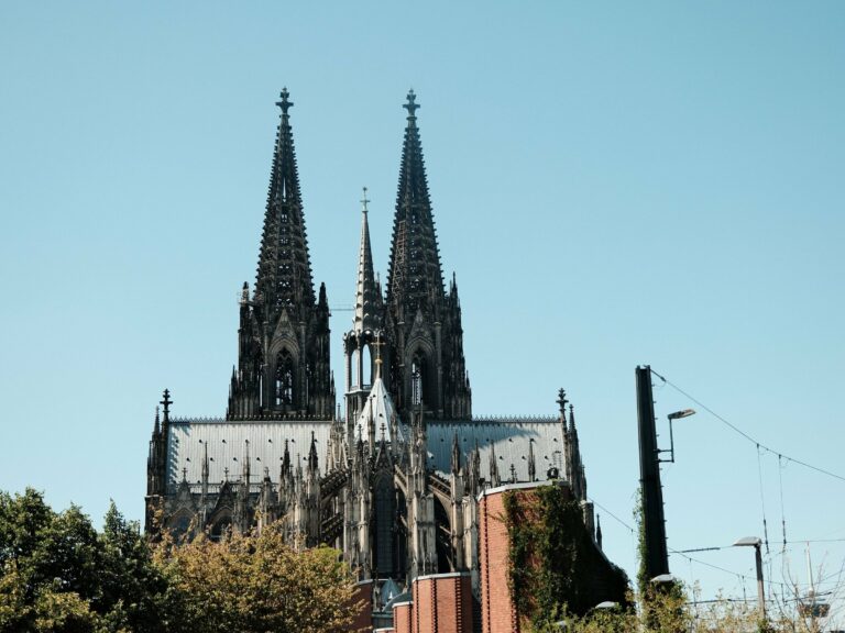 The spires of Cologne Cathedral