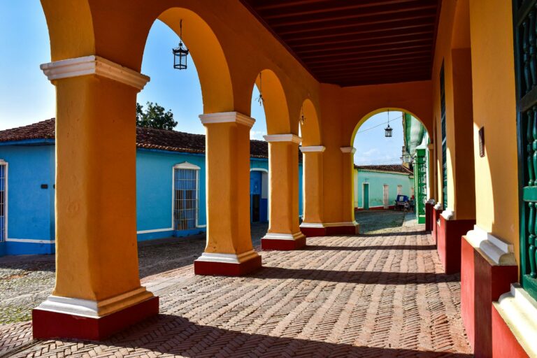 Colonial arches in Trinidad, Cuba