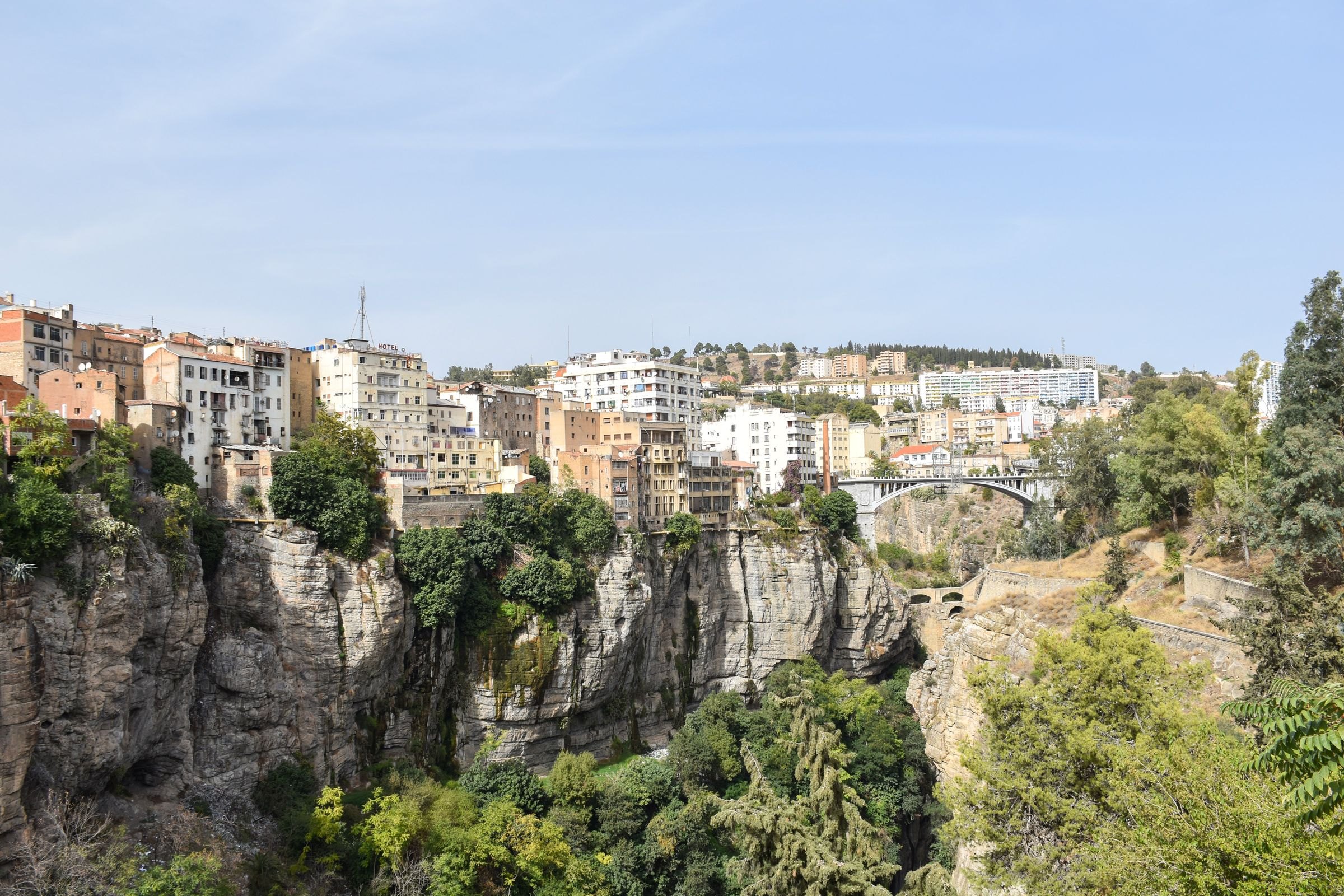 Old Constantine on the edge of its cliffs