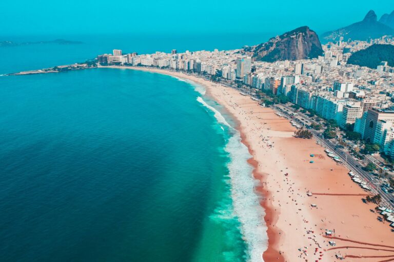 Copacabana Beach from the air