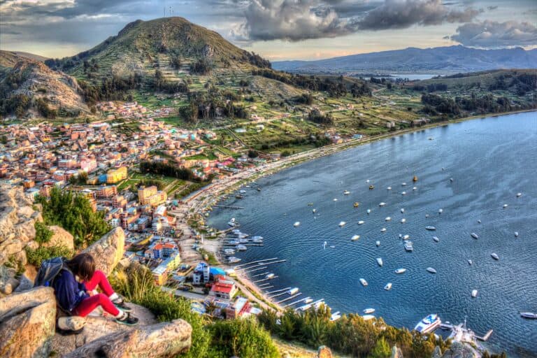 Copacabana on the shores of Lake Titicaca