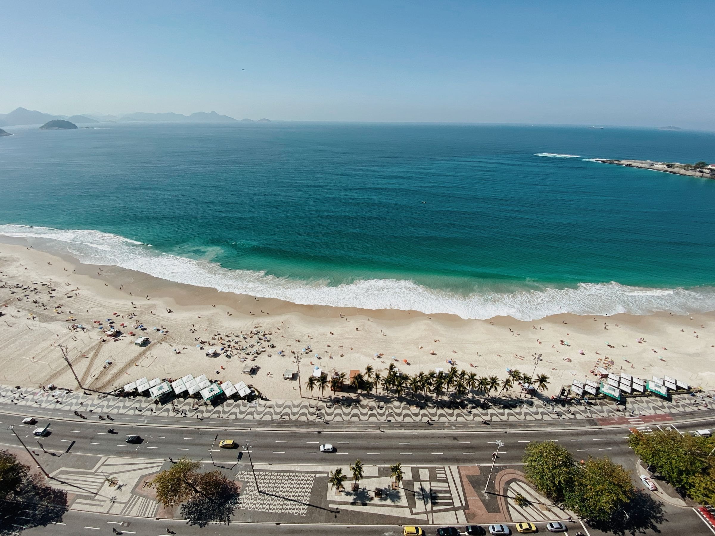 Copacabana beach in Rio