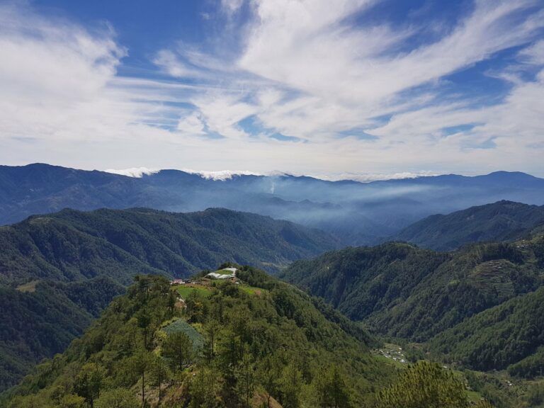The Cordillera mountains of northern Luzon