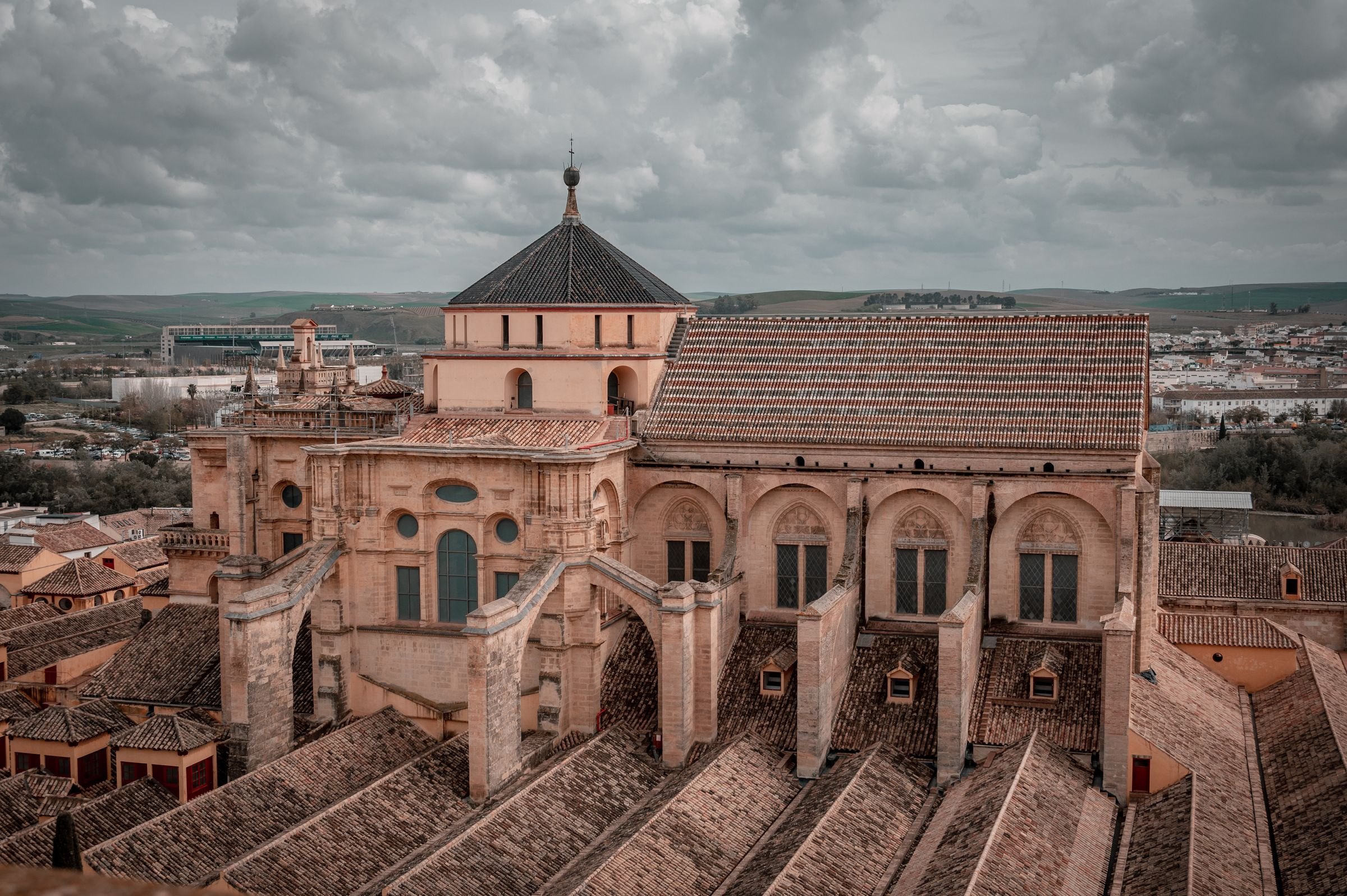 The Mosque-Cathedral of Córdoba from above