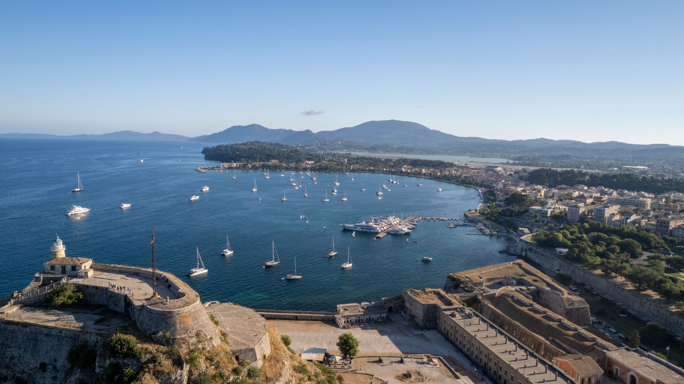 The Old Fortress above Corfu Town