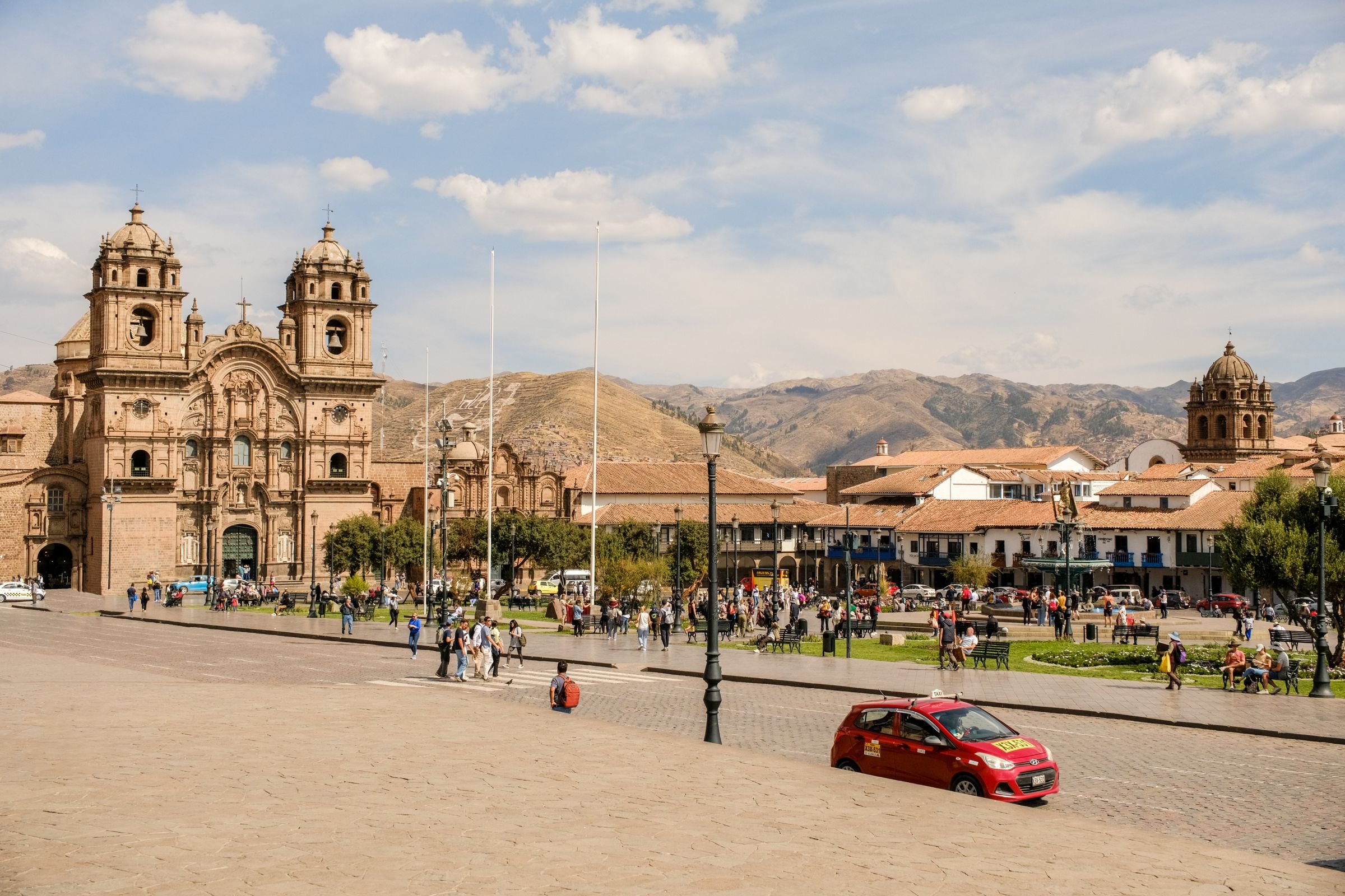 The Plaza de Armas in Cusco