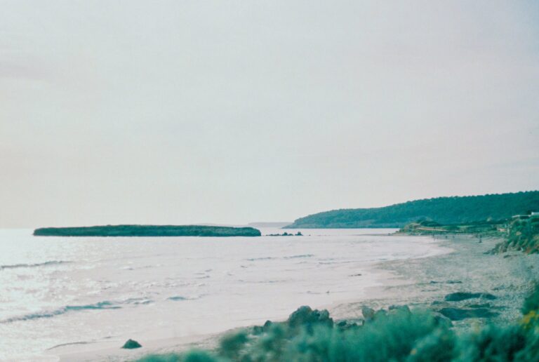 A quiet sandy beach on the Cyprus coast