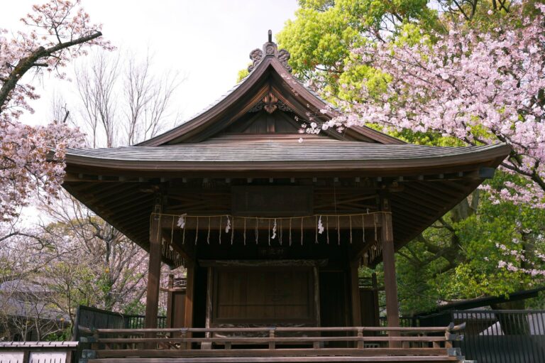 A traditional shrine in Dazaifu