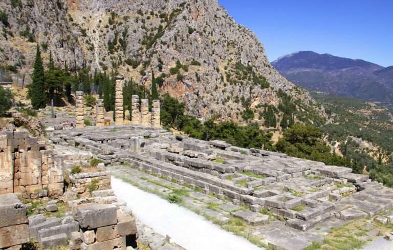 The Temple of Apollo at Delphi