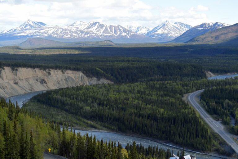 Denali National Park and its river valley