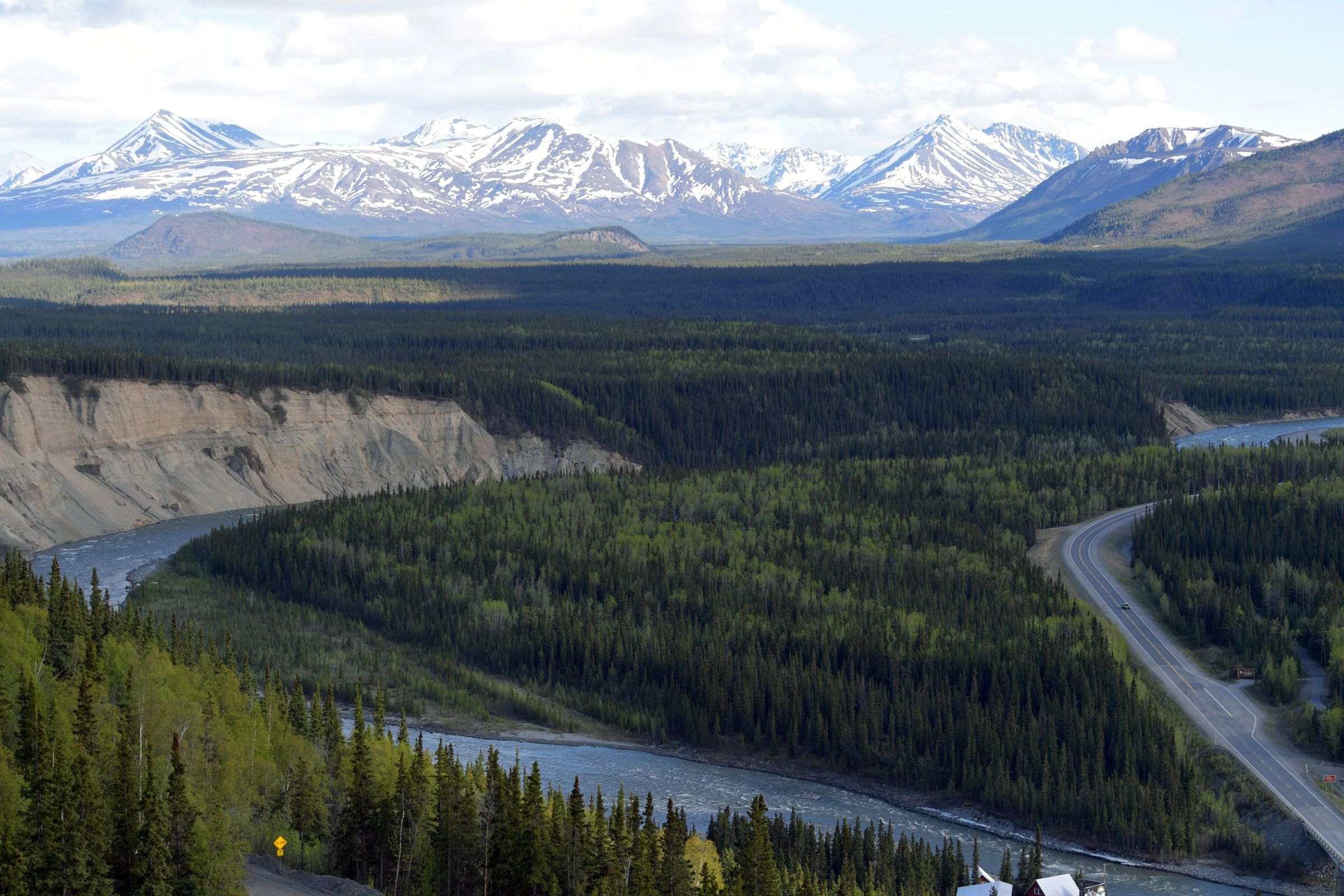 Denali National Park and its river valley