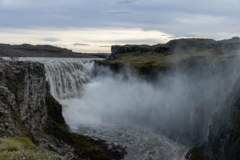 The Dettifoss waterfall in north Iceland