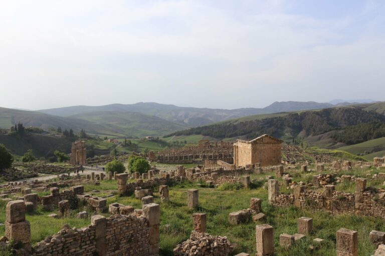 The Roman ruins of Djemila