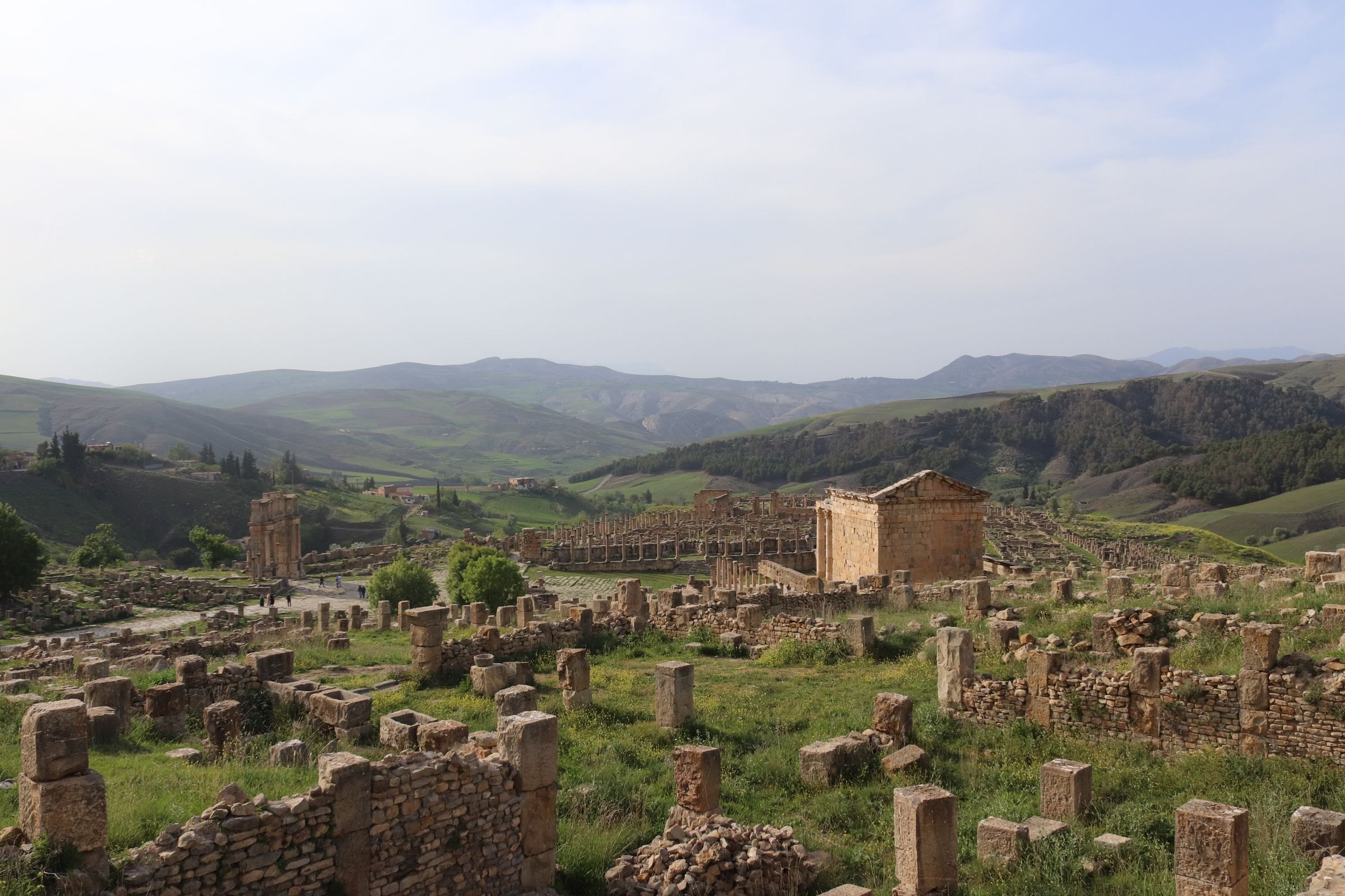 The Roman ruins of Djemila
