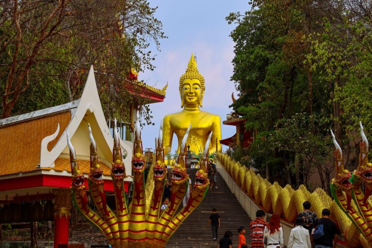 The Naga stairway at Doi Suthep