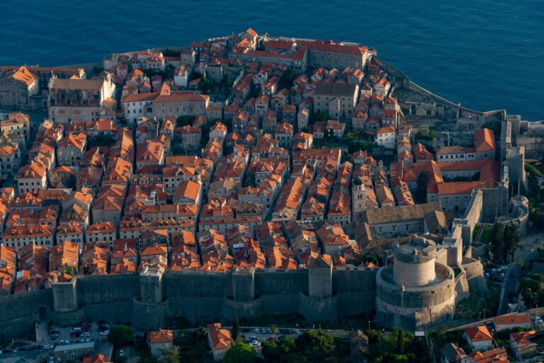 Dubrovnik's old town from above