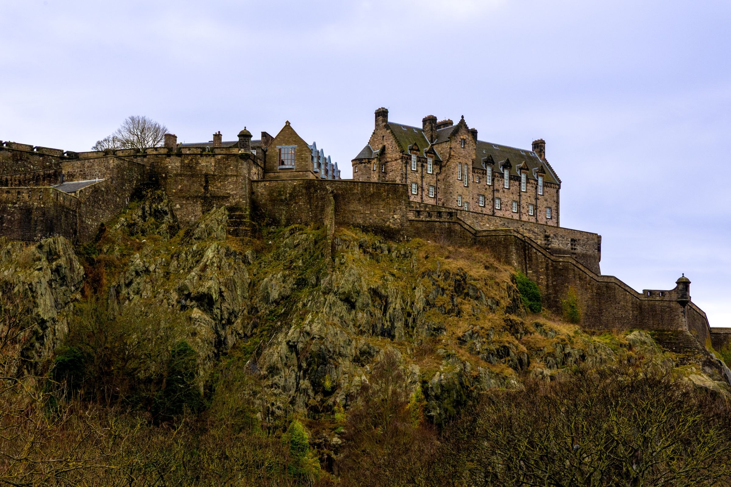 Edinburgh Castle on its rock