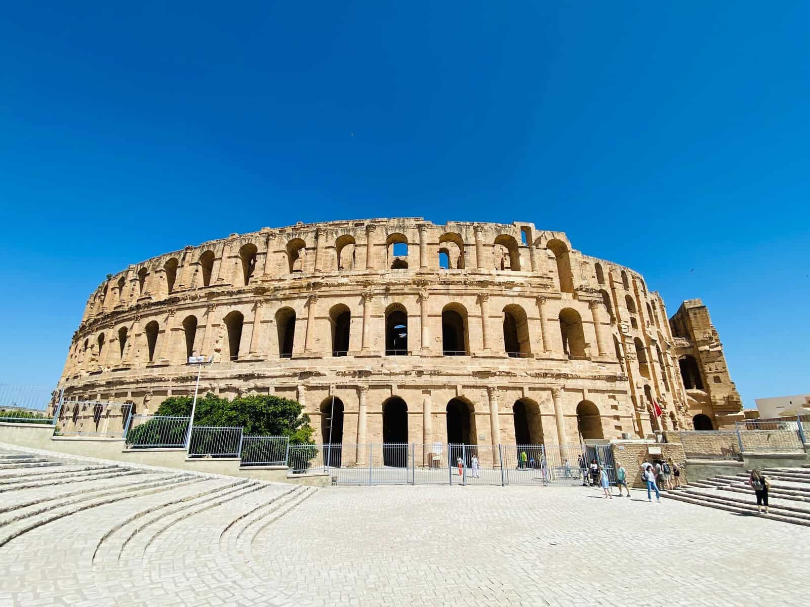 The Roman amphitheatre of El Djem, Tunisia