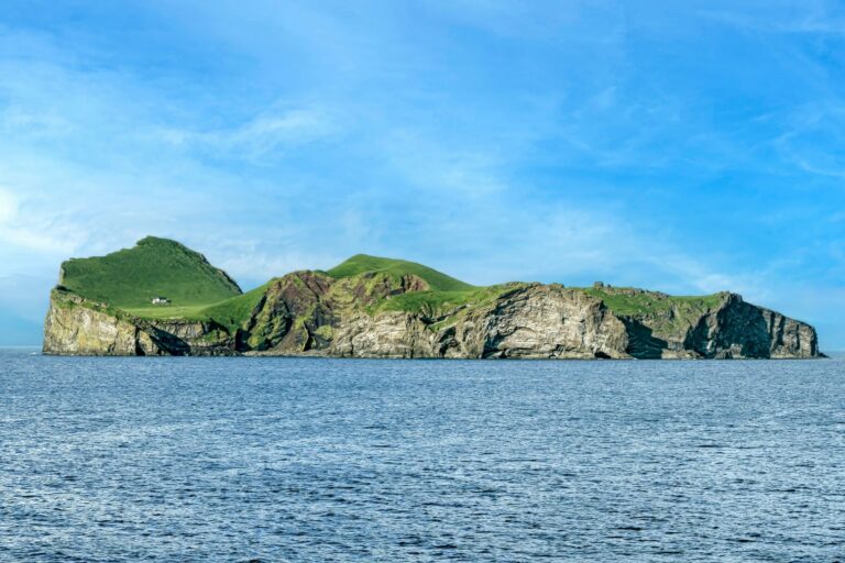 Elliðaey island in the Westman Islands