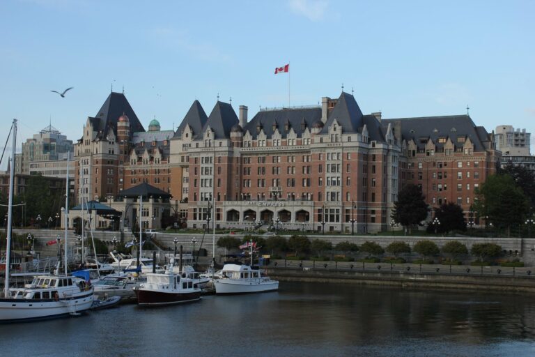 The Empress Hotel on Victoria harbour