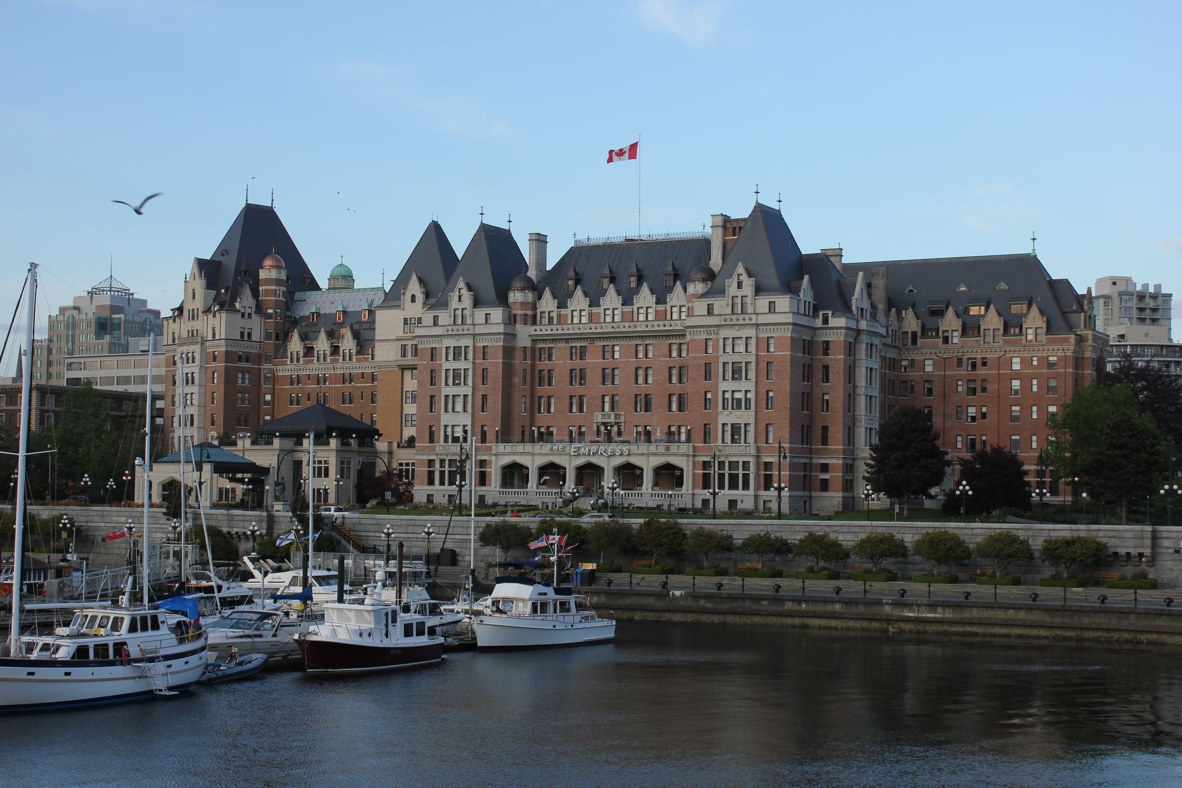 The Empress Hotel on Victoria harbour
