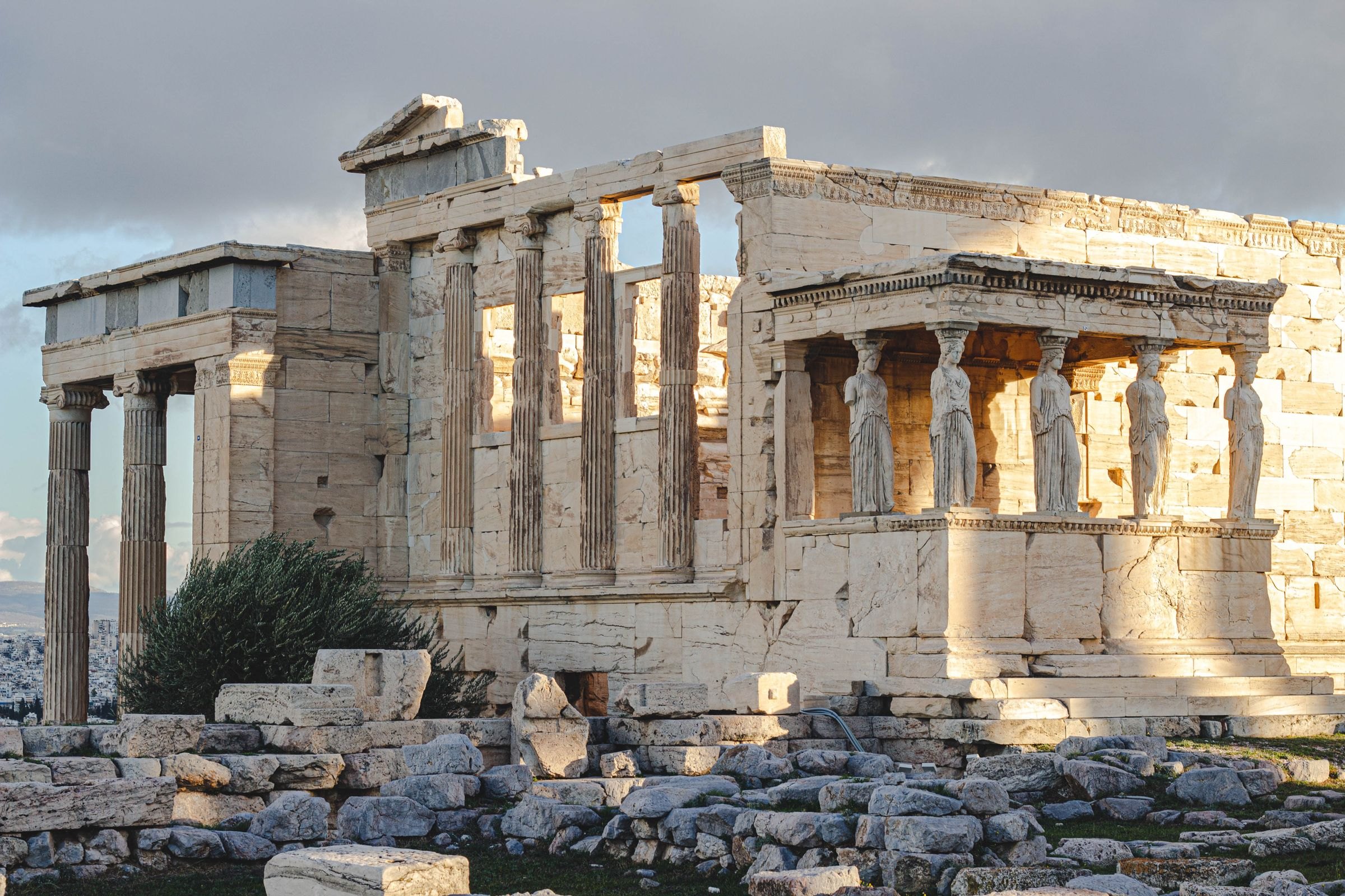 The Erechtheion and its caryatids, Athens