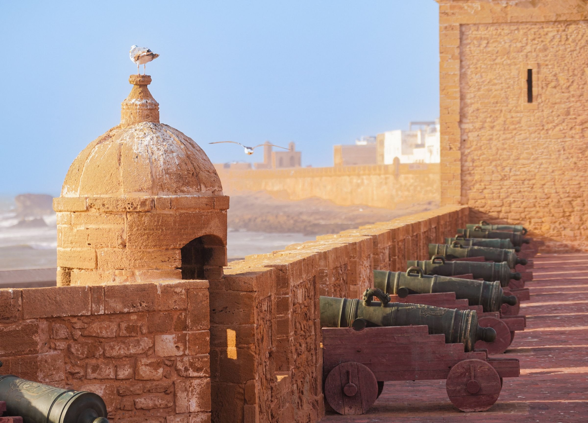 Cannons on the ramparts of Essaouira