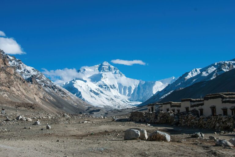 Mount Everest's north face from Tibet