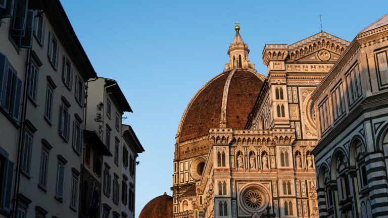 Florence Cathedral in warm evening light