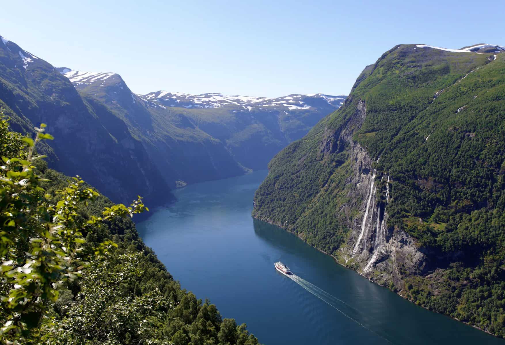 The Geirangerfjord and its waterfalls, Norway