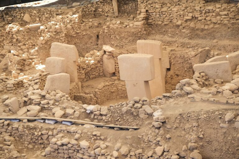 Prehistoric stones at the Ġgantija temples
