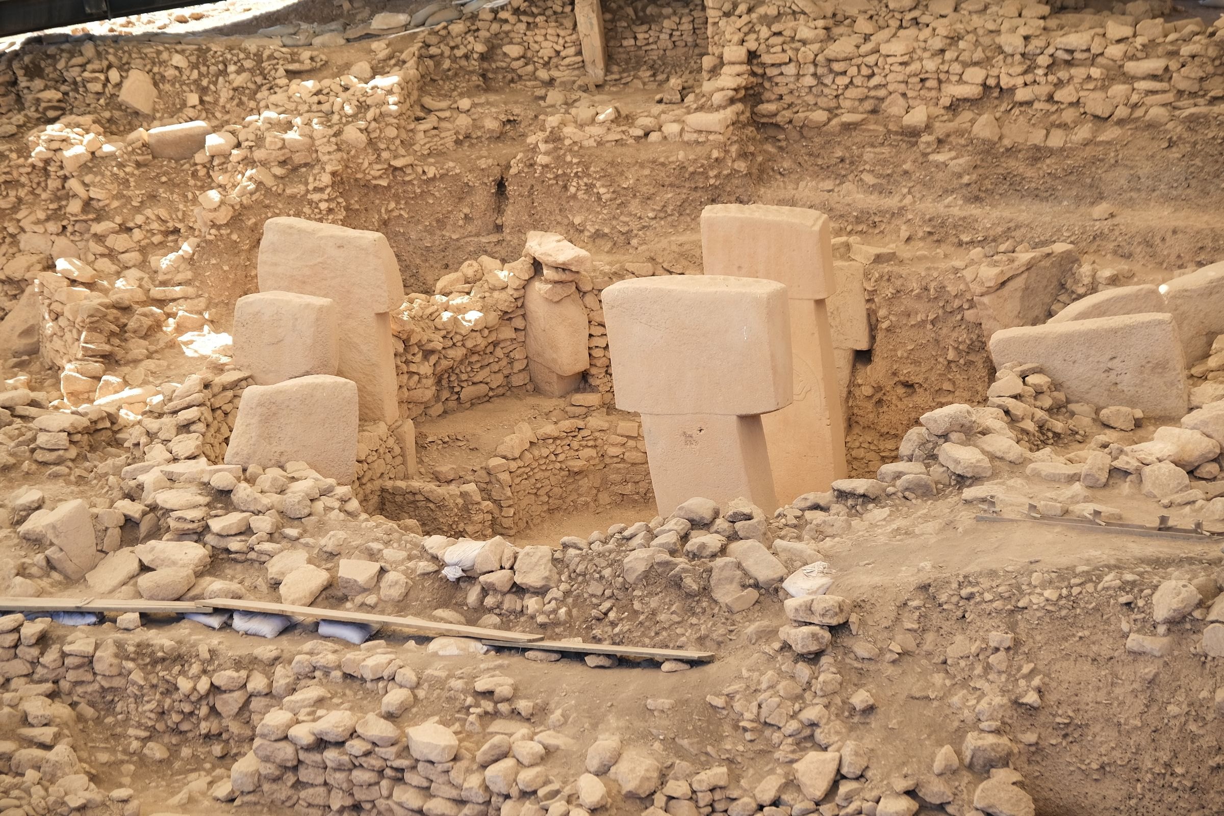 Prehistoric stones at the Ġgantija temples