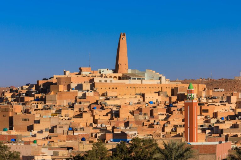 The hilltop town of Ghardaïa in the M'Zab Valley
