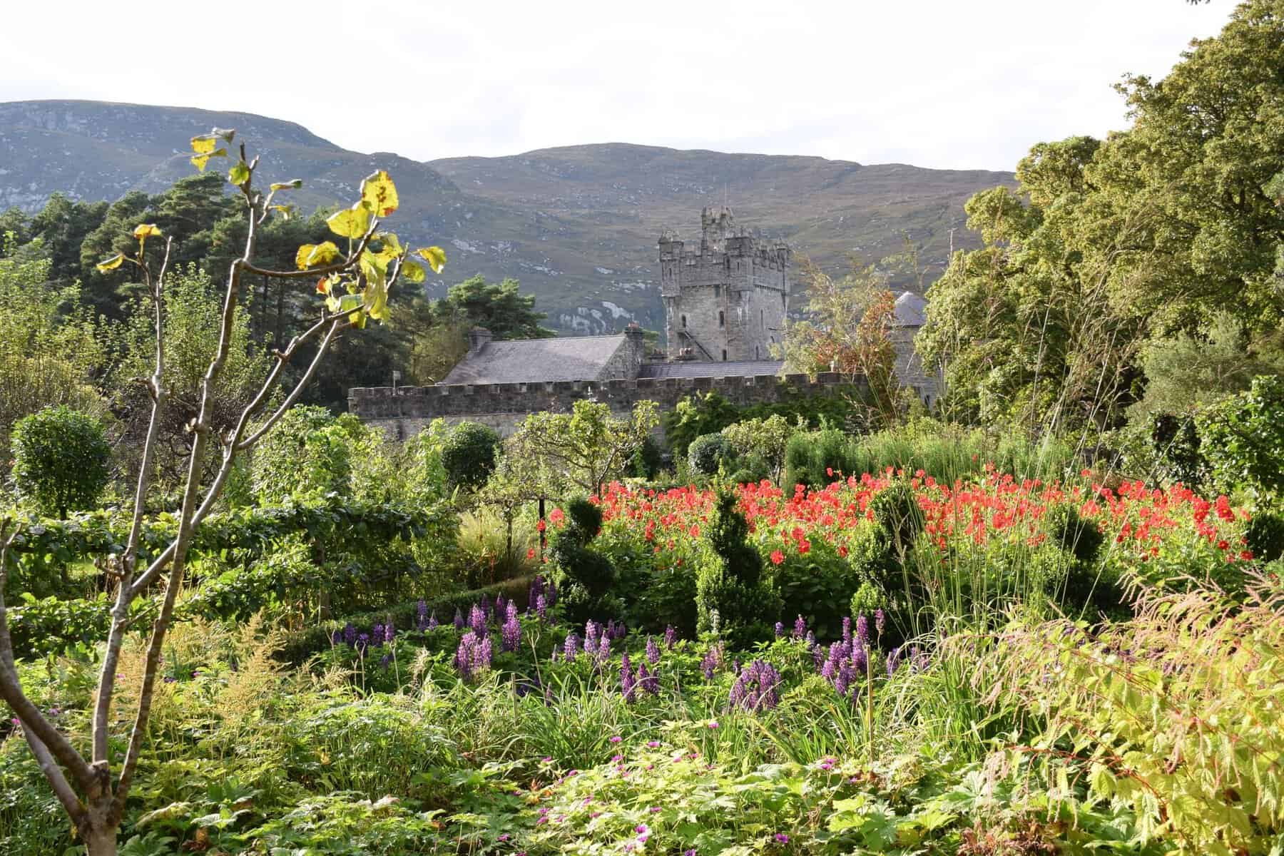 Glenveagh Castle and its gardens, County Donegal
