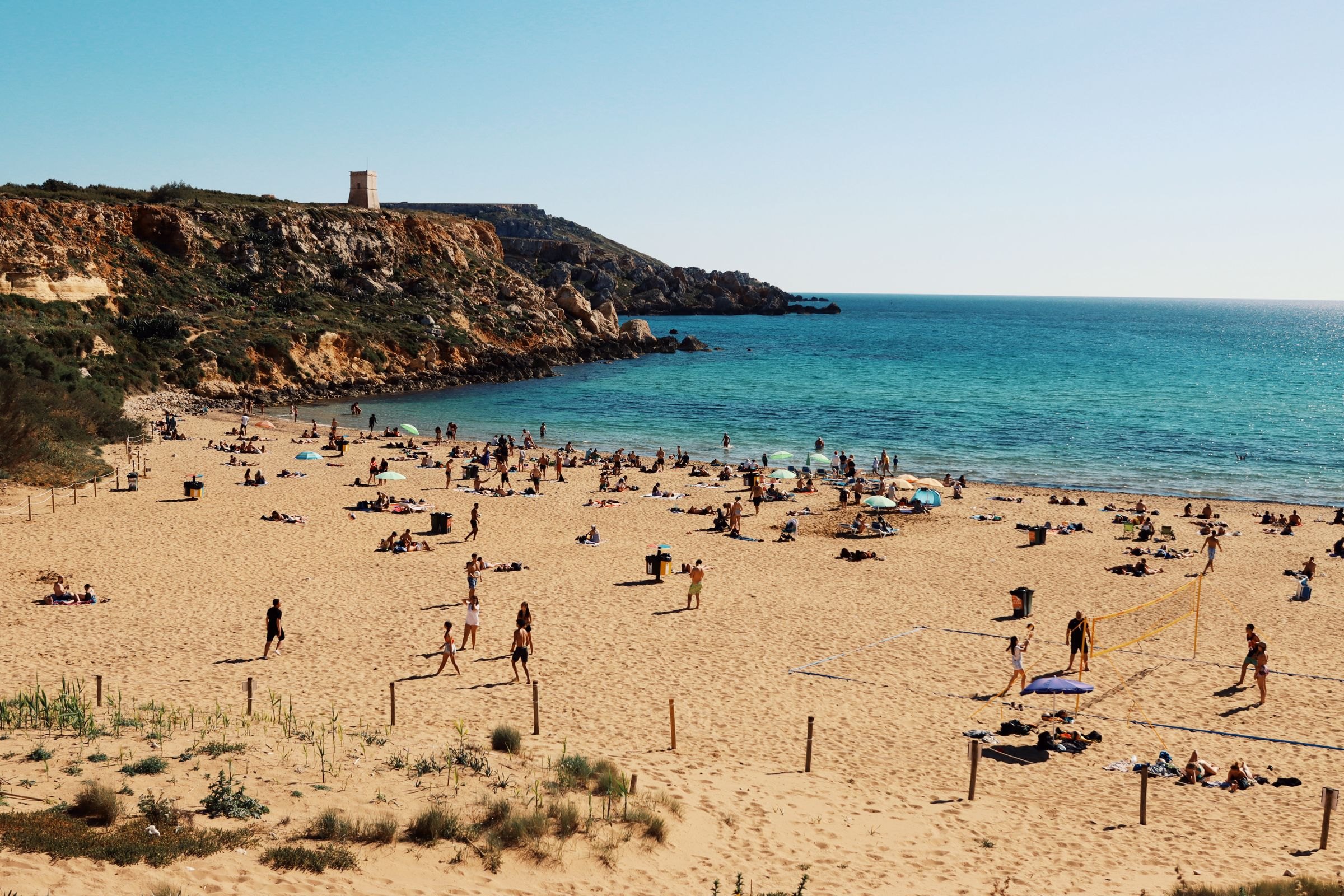 A summer day at Golden Bay