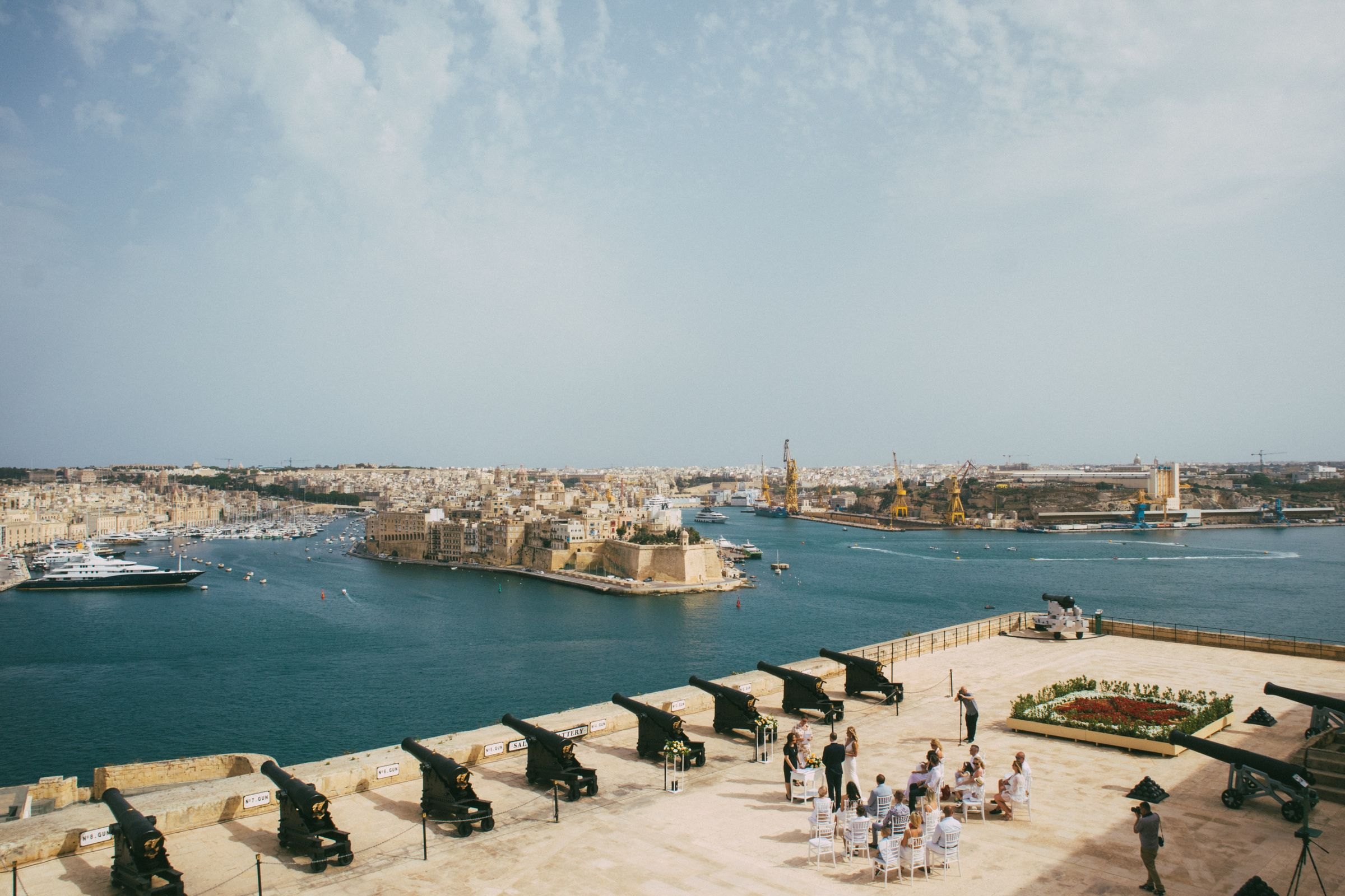 The Grand Harbour from the Upper Barrakka Gardens