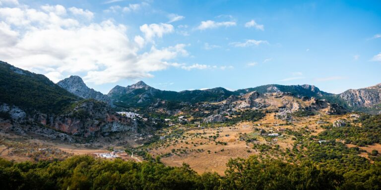 The mountains and valleys of the Sierra de Grazalema